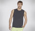 GO DRI Charge Muscle Tank, NEGRO / MARENGO, swatch