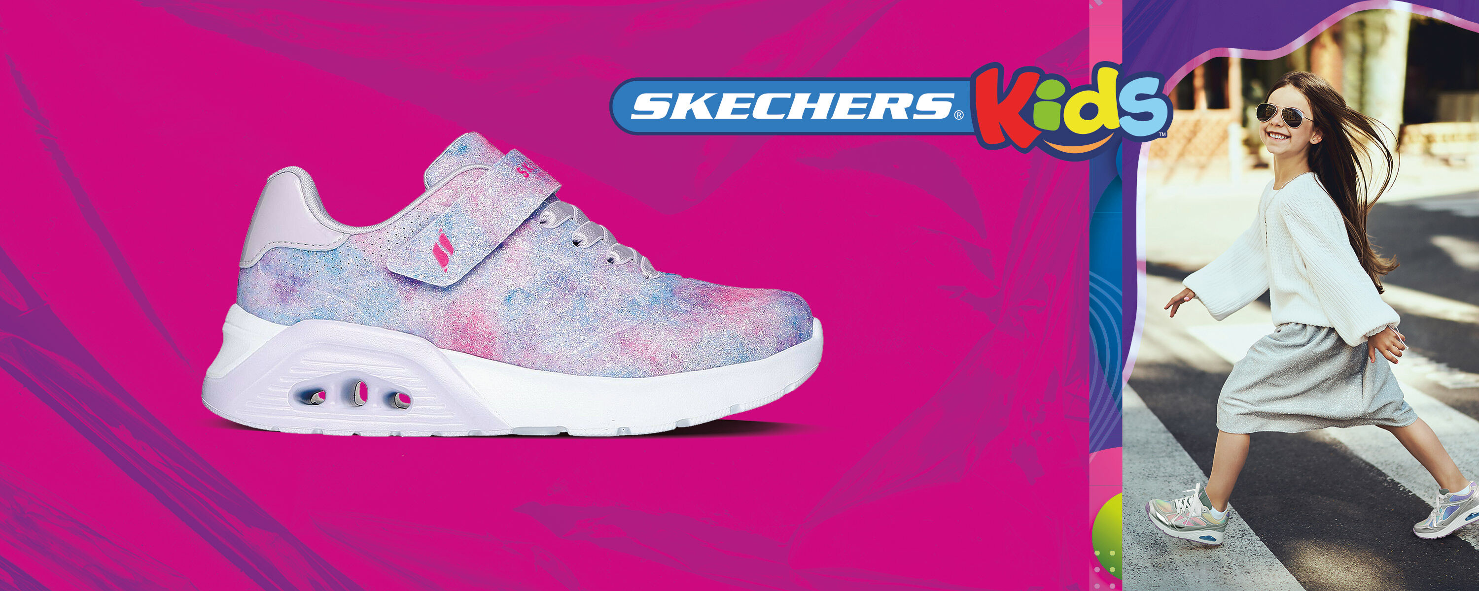 Skechers Kids Shiny Trainers