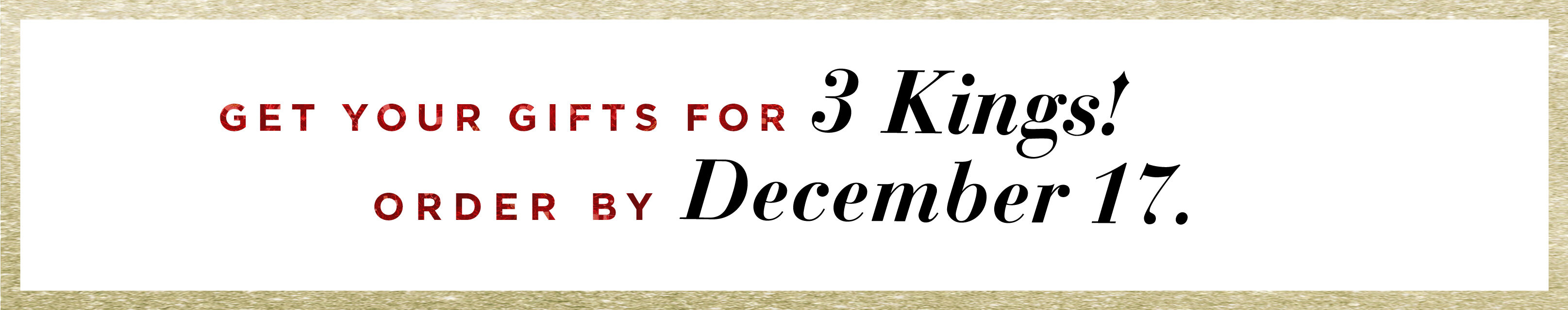 Skechers Holiday Gift Guide Last Order Date